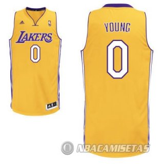 Camiseta Amarillo Young Los Angeles Lakers Revolution 30