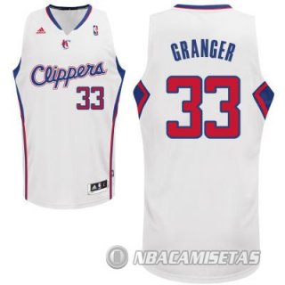 Camiseta Blanco Granger Los Angeles Clippers #33 Revolution 30