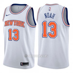 Camiseta New York Knicks Joakim Noah #13 Statement 2017-18 Blanco