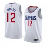 Camiseta Los Angeles Clippers Tyrone Wallace #12 Association 2018 Blanco