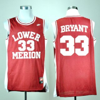 Camiseta Bryant Lower Merion High School #33 Rojo
