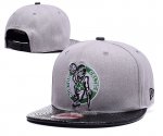NBA Boston Celtics Sombrero Gris Negro
