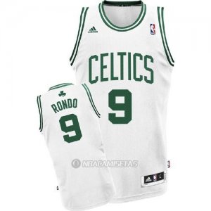 Camiseta Boston Celtics Rondo #9 Blanco