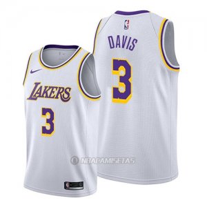 Camiseta Los Angeles Lakers Anthony Davis #3 Association 2019 Blanco