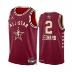 Camiseta All Star 2024 Los Angeles Clippers Kawhi Leonard #2 Rojo