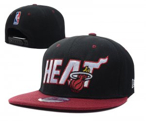 NBA Miami Heat Sombrero Negro Rojo 2012