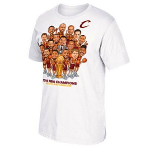 Camiseta Manga Corta Campeon Final Cavaliers2016 Blanco