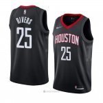 Camiseta Houston Rockets Austin Rivers #25 Statement 2018 Negro