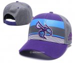 NBA Charlotte Hornets Sombrero Gris Violeta Azul