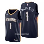 Camiseta New Orleans Pelicans Zion Williamson #1 Icon 2019-20 Azul