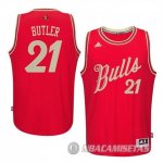 Camiseta Chicago Bulls Butler Navidad #21 Rojo
