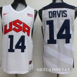 Camiseta de Davis USA NBA 2012 Blanco