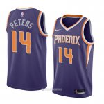 Camiseta Phoenix Suns Alec Peters #14 Icon 2018 Violeta