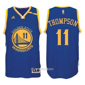 Camiseta Autentico Golden State Warriors Thompson #11 Azul