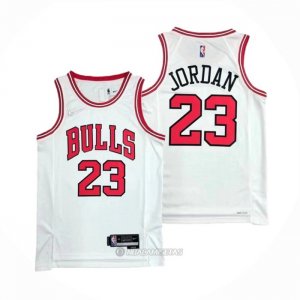 Camiseta Chicago Bulls Michael Jordan #45 Association 2021 Blanco
