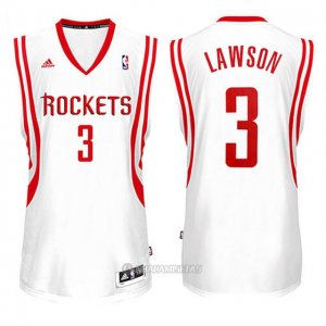 Camiseta Houston Rockets Lawson #3 Blanco