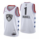 Camiseta All Star 2019 Brooklyn Nets Dangelo Russell #1 Blanco