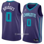 Camiseta Charlotte Hornets Miles Bridges #0 Statement 2018 Violeta