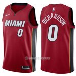 Camiseta Miami Heat Josh Richardson #0 Statement 2017-18 Rojo