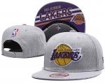 NBA Los Angeles Lakers Sombrero Gris Amarillo