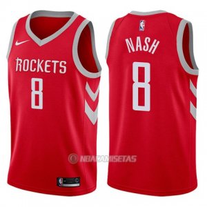 Camiseta Houston Rockets Le'bryan Nash #8 Icon 2017-18 Rojo