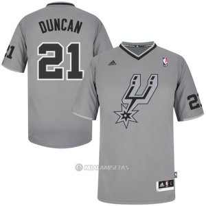 Camiseta Duncan San Antonio Spurs #21 Gris
