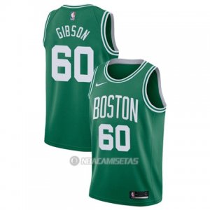 Camiseta Boston Celtics Jonathan Gibson #60 Icon 2017-18 Verde