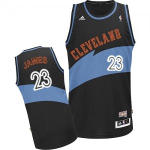Camiseta Cleveland Cavaliers James #23 Negro