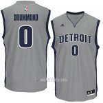 Camiseta Detroit Pistons Drummond #0 Gris