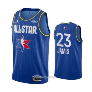 Camiseta All Star 2020 Los Angeles Lakers LeBron James #23 Azul