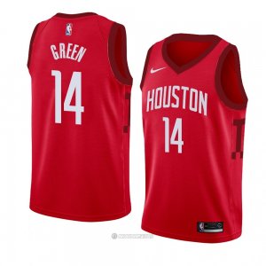 Camiseta Houston Rockets Gerald Green #14 Earned 2018-19 Rojo