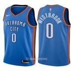 Camiseta Nino Oklahoma City Thunder Russell Westbrook Icon #0 2017-18 Azul