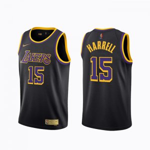 Camiseta Los Angeles Lakers Montrezl Harrell #15 Earned 2020-21 Negro