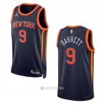 Camiseta New York Knicks RJ Barrett #9 Statement 2022-23 Negro