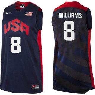 Camiseta de Williams USA NBA 2012 Negro