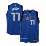 Camiseta Nino Dallas Mavericks Luka Doncic #77 Icon Azul