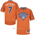 Camiseta Anthony New York Knicks #7 Naranja