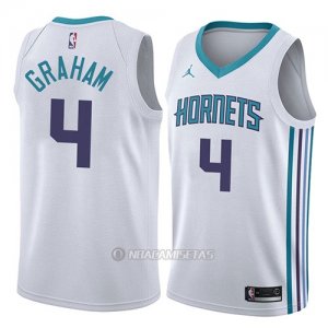 Camiseta Charlotte Hornets Devonte Graham #4 Association 2018 Blanco
