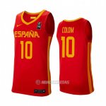 Camiseta Espana Quino Colom #10 2019 FIBA Baketball World Cup Rojo