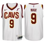 Camiseta Nino Cleveland Cavaliers Dwyane Wade Association Goodyear #9 2017-18 Blanco