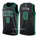 Camiseta Boston Celtics Jayson Tatum #0 Mindset 2017-18 Negro