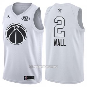 Camiseta All Star 2018 Wizards John Wall #2 Blanco