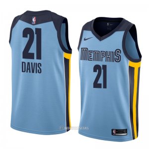 Camiseta Memphis Grizzlies Deyonta Davis #21 Statement 2018 Azul