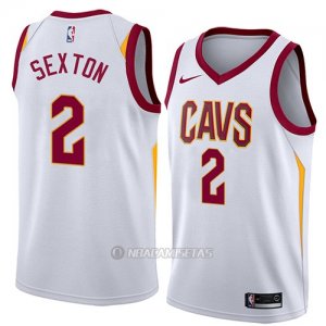 Camiseta Cleveland Cavaliers Collin Sexton #2 Association 2018 Blanco