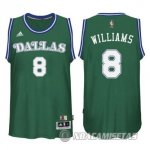 Camiseta Dallas Mavericks Williams #8 Verde