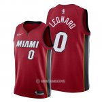 Camiseta Miami Heat Meyers Leonard #0 Statement Rojo