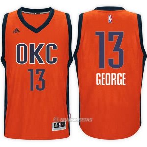 Camiseta Oklahoma City Thunder George #13 Naranja