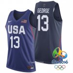 Camiseta USA 2016 George #13 Azul