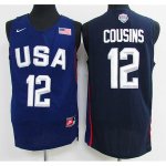 Camiseta USA 2016 Cousins #12 Azul