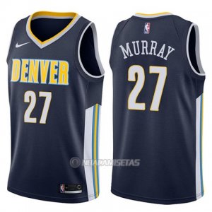 Camiseta Denver Nuggets Jamal Murray #27 Icon 2017-18 Azul